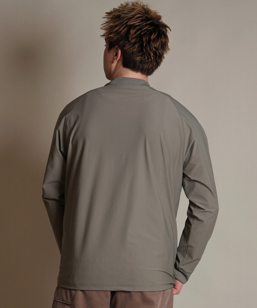 THREE WEATHER/スリーウェザー 長袖 Tシャツ ロンT 胸ポケット