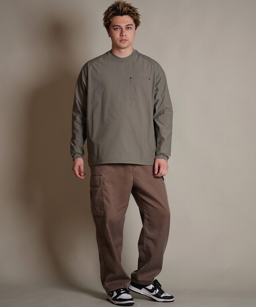 セール】THREE WEATHER/スリーウェザー 長袖 Tシャツ ロンT 胸ポケット