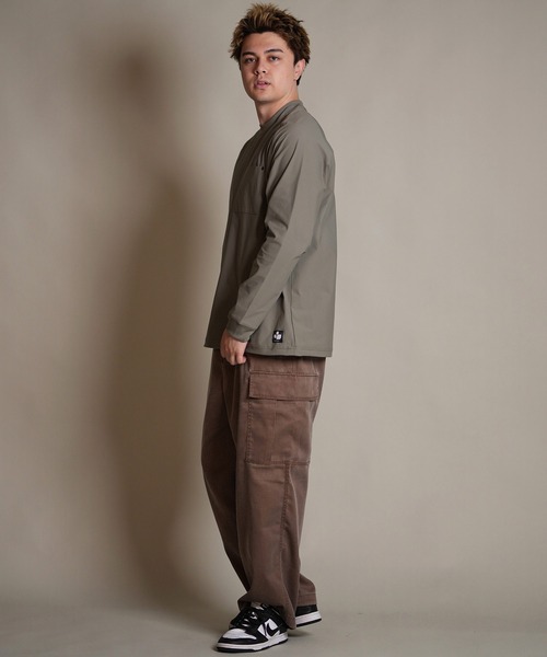 セール】THREE WEATHER/スリーウェザー 長袖 Tシャツ ロンT 胸ポケット