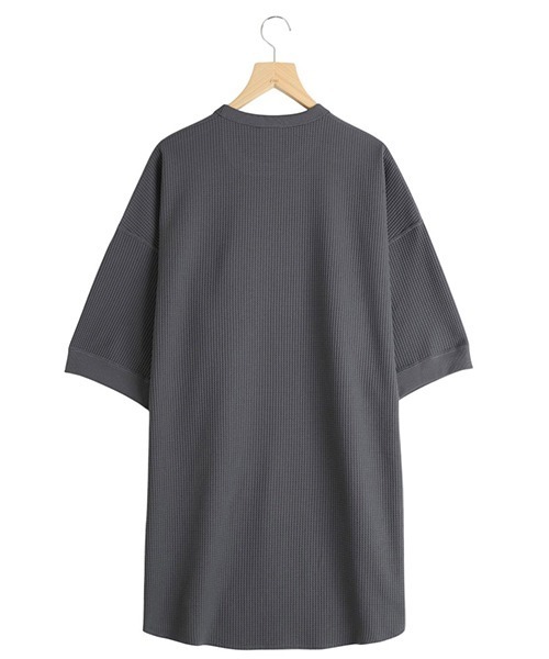 DAIWA PIER39（ダイワピア39）の「DAIWA PIER39 / ダイワ ピアサーティナイン：TECH THERMAL CREW S/S：BE-33025[PIE]（Tシャツ/カットソー・メンズ・ホワイト系その他/チャコールグレー/ブラック・M/L/XL）」の4枚目の写真