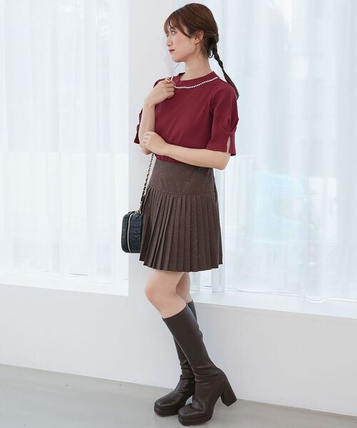 MAJESTIC LEGON（マジェスティックレゴン）の「美脚ストレッチロングブーツ（ブーツ・レディース・ブラウン/ブラック・SMALL/MEDIUM/LARGE/X-LARGE）」の18枚目の写真