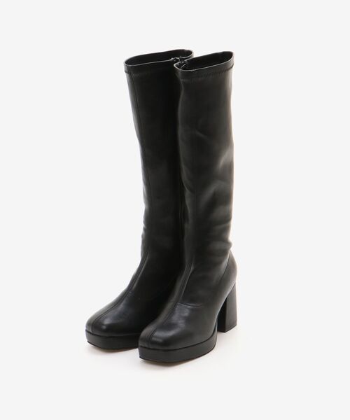 MAJESTIC LEGON（マジェスティックレゴン）の「美脚ストレッチロングブーツ（ブーツ・レディース・ブラウン/ブラック・SMALL/MEDIUM/LARGE/X-LARGE）」の10枚目の写真