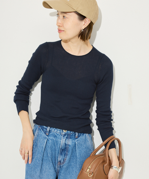 SLOBE IENA - SLOBE IENA 大人気 完売 EIGER ニット セール】デザインケーブルニット◇（ニット/セーター）｜SLOBE
