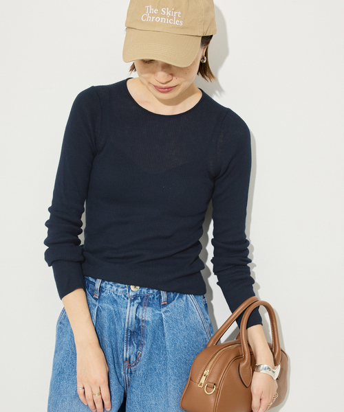 WEB限定/追加2》スイビハイゲージプルオーバー（ニット/セーター