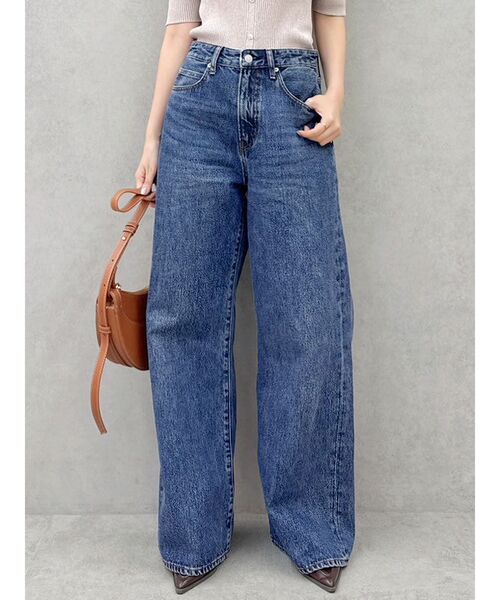 セール】スラッカーデニムパンツ（デニムパンツ）｜dazzlin（ダズリン