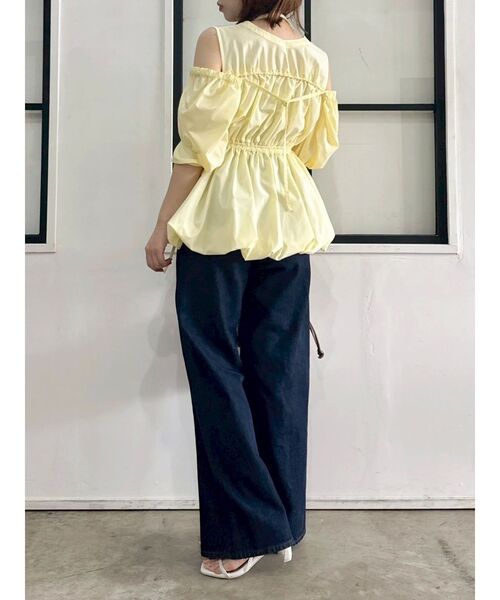 dazzlin（ダズリン）の「スラッカーデニムパンツ（デニムパンツ・レディース・インディゴブルー/ブルー・MEDIUM/SMALL）」の7枚目の写真