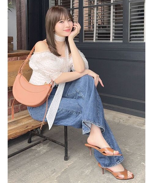 dazzlin（ダズリン）の「スラッカーデニムパンツ（デニムパンツ・レディース・インディゴブルー/ブルー・MEDIUM/SMALL）」の13枚目の写真