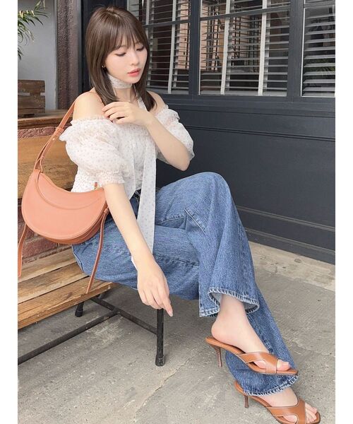 dazzlin（ダズリン）の「スラッカーデニムパンツ（デニムパンツ・レディース・インディゴブルー/ブルー・MEDIUM/SMALL）」の16枚目の写真