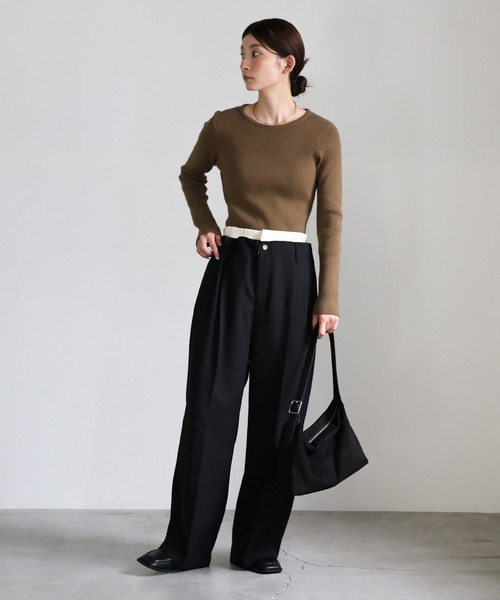 select MOCA(セレクトモカ)の「フェイクスエードワンショルダーバッグ(ショルダーバッグ・レディース・ブラウン/ブラック/グレー・FREE)」の7枚目の写真