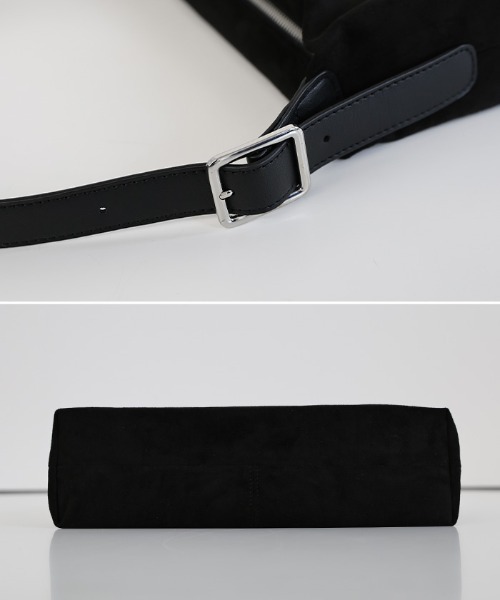 select MOCA(セレクトモカ)の「フェイクスエードワンショルダーバッグ(ショルダーバッグ・レディース・ブラウン/ブラック/グレー・FREE)」の6枚目の写真