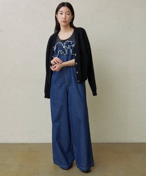 デニムキャミサロペット（サロペット/オーバーオール