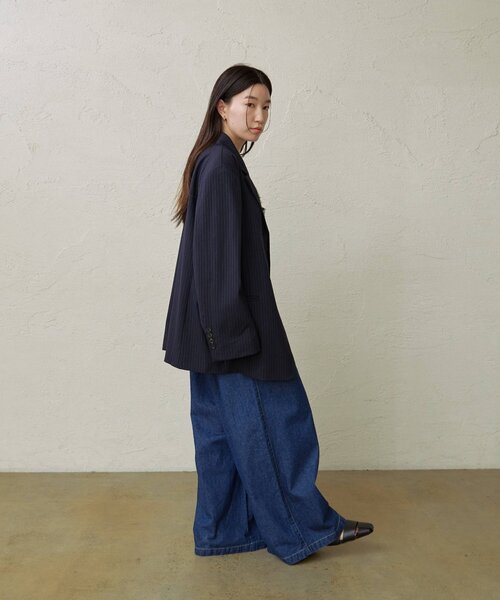 omekashi オメカシ　デニムキャミサロペット　パンツ　サイズ38 とろみ Omekashi サロペット オーバーオール デニムキャミサロペット