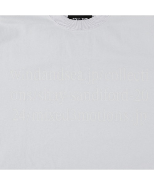 WIND AND SEA(ウィンダンシー)の「SHAY x WDS URL S/S TEE(Tシャツ/カットソー・メンズ・ホワイト/ブラック・XL/S/M)」の4枚目の写真
