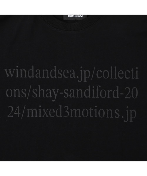 WIND AND SEA(ウィンダンシー)の「SHAY x WDS URL S/S TEE(Tシャツ/カットソー・メンズ・ホワイト/ブラック・XL/S/M)」の9枚目の写真