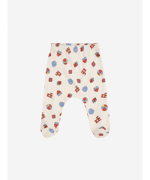 BOBO CHOSES(ボボショーズ)の「Toys all over footed leggings(タイツ/ストッキング・キッズ・オフホワイト・12MONTH/9MONTH/6MONTH/1M/3MONTH)」の1枚目の写真