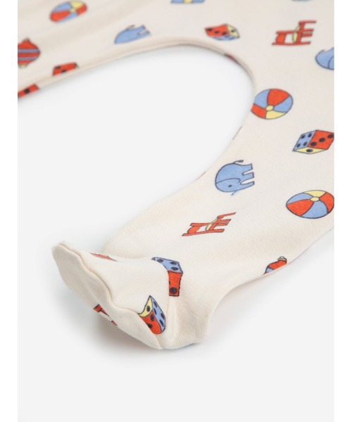 BOBO CHOSES(ボボショーズ)の「Toys all over footed leggings(タイツ/ストッキング・キッズ・オフホワイト・12MONTH/9MONTH/6MONTH/1M/3MONTH)」の2枚目の写真