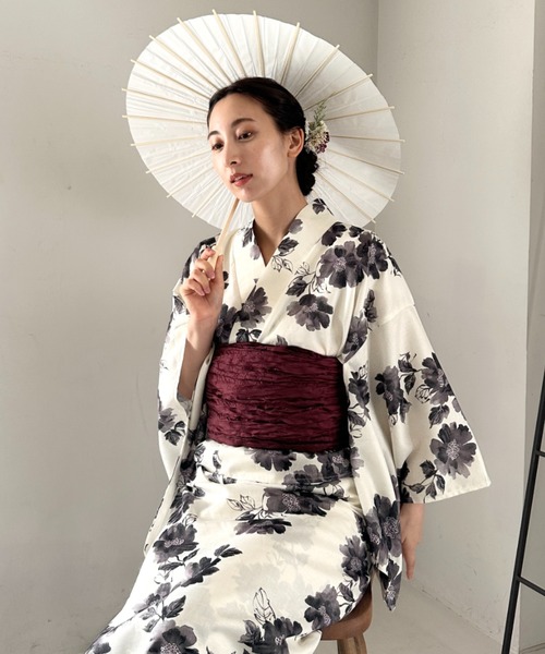 MYMOOD.(マイムード)の「お気に入り10000超え 新柄登場!選べる9柄展開 簡単着付け 浴衣2点セット(浴衣/帯) セパレート浴衣 簡単二部式浴衣セット 結び帯でアレンジ自由■動画あり(浴衣・レディース・その他1/その他2/その他3/その他5/その他6/その他4/その他7/その他8/その他9・FREE)」の11枚目の写真