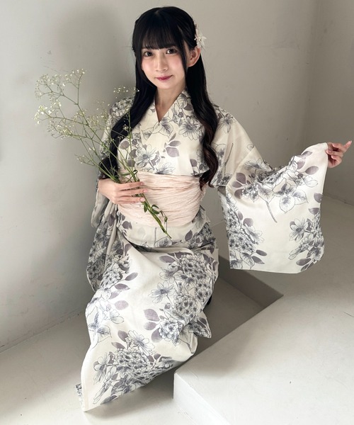 浴衣2点セット (浴衣➕帯) 楽天市場】＼50％offクーポン対象／浴衣 セット レディース 2点