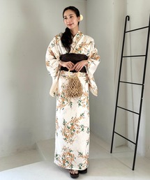 MYMOOD.（マイムード）の「お気に入り10000超え　 新柄登場！選べる9柄展開 簡単着付け 浴衣2点セット(浴衣/帯) セパレート浴衣 簡単二部式浴衣セット 結び帯でアレンジ自由■動画あり（浴衣）」