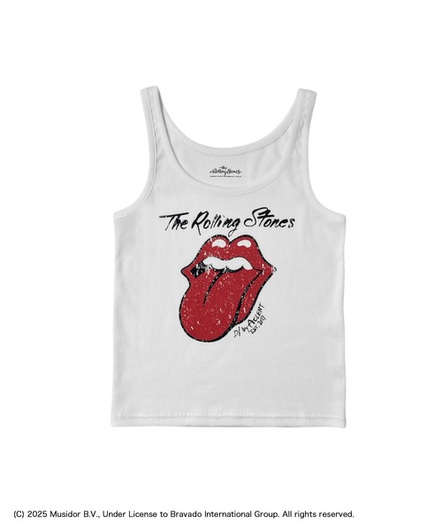 ACLENT（アクレント）の「【The Rolling Stones】リブタンク（Tシャツ
