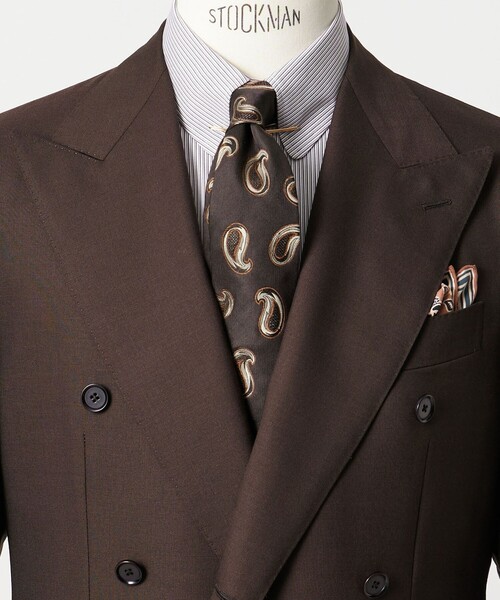 UNITED ARROWS（ユナイテッドアローズ）の「ブラウン ペイズリー ネクタイ（ネクタイ・メンズ・ダークブラウン・FREE）」の7枚目の写真