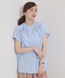 【手洗い可】キカドットブラウス