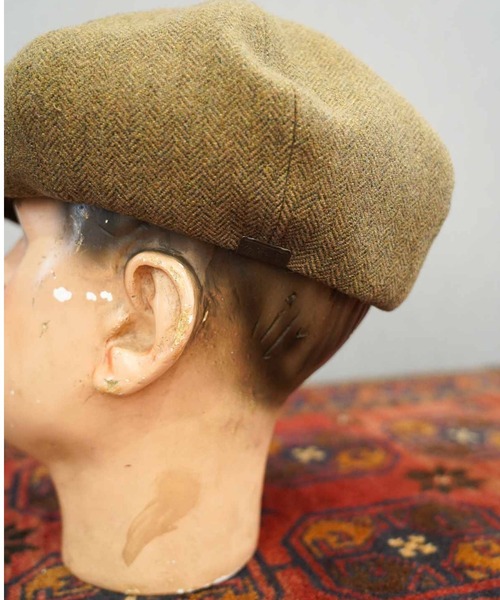 MRFATMAN（ミスターファットマン）の「LUCKY DAN WOOL HBT（キャスケット・メンズ・ブラック/カーキ・M/L）」の9枚目の写真