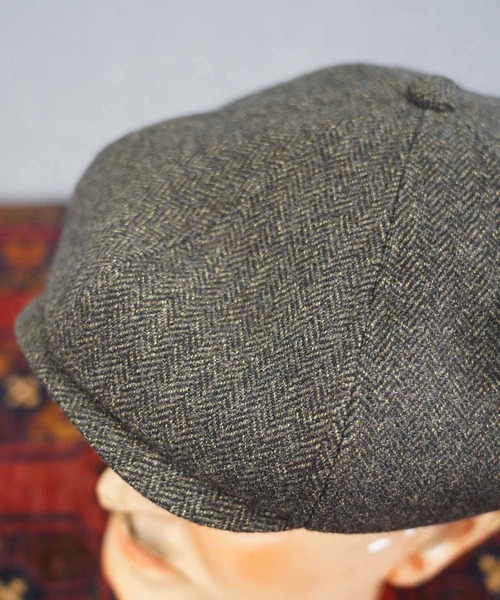 MRFATMAN（ミスターファットマン）の「LUCKY DAN WOOL HBT（キャスケット・メンズ・ブラック/カーキ・M/L）」の10枚目の写真