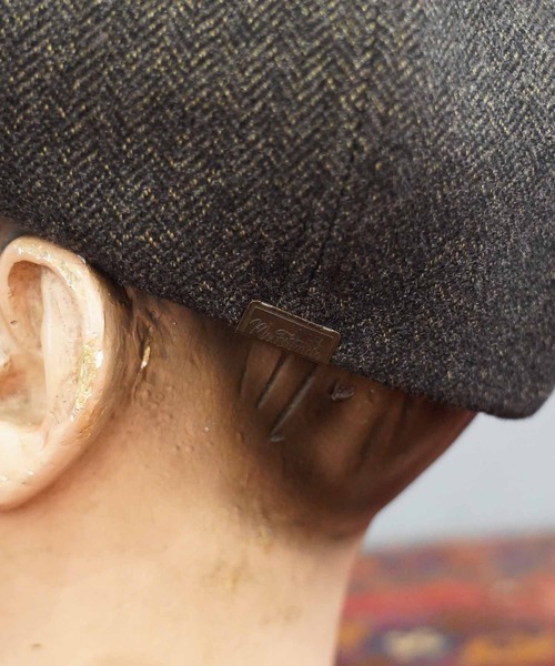 MRFATMAN（ミスターファットマン）の「LUCKY DAN WOOL HBT（キャスケット・メンズ・ブラック/カーキ・M/L）」の3枚目の写真
