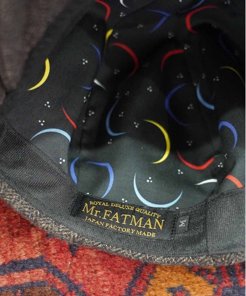 MRFATMAN（ミスターファットマン）の「LUCKY DAN WOOL HBT（キャスケット・メンズ・ブラック/カーキ・M/L）」の4枚目の写真