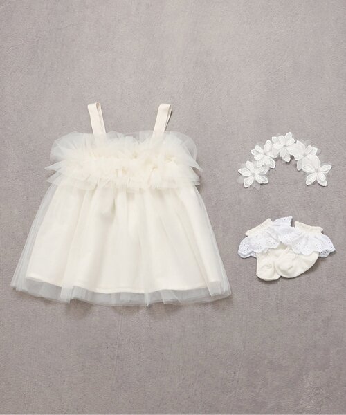 apres les cours（アプレレクール）の「【Baby Gift Box】チュールジャンスカセット（ベビーギフト・キッズ・マルチ・70）」の8枚目の写真