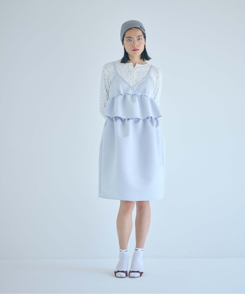 SEA（シー）の「ヘビーサテン マルチウェイ ドレス（ワンピース・レディース・ブルー/ブラック/ピンク・ONE SIZE）」の2枚目の写真
