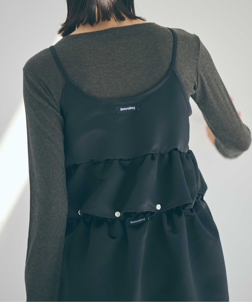 SEA（シー）の「ヘビーサテン マルチウェイ ドレス（ワンピース・レディース・ブルー/ブラック/ピンク・ONE SIZE）」の17枚目の写真
