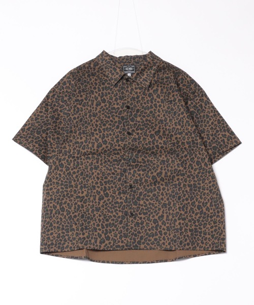BIG MIKE（ビッグマイク）の「BIG MIKE ビックマイク レオパード柄 ルーズフィット 半袖ワークシャツ 総柄 セットアップ対応 ユニセックス //// 102525548（シャツ/ブラウス・メンズ・アイボリー/カーキ・MEDIUM/LARGE）」の20枚目の写真