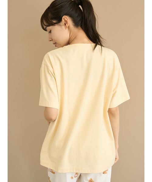 ジェラピケ　ラッピング済みベア柄ワンポイントＴシャツ＆ギンガムチェックショーパン ジェラートピケ gelato pique 【ONLINE限定】ベアワンポイントT