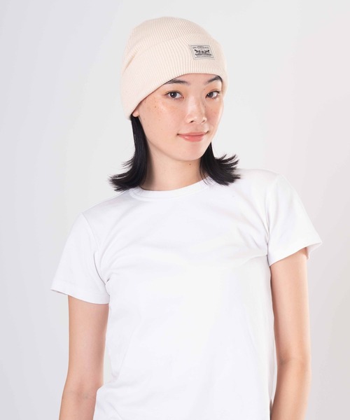 Levi's(リーバイス)の「Levi's/リーバイス BACKPATCH ビーニー ホワイト(ニットキャップ/ビーニー・レディース・ホワイト・OS)」の3枚目の写真