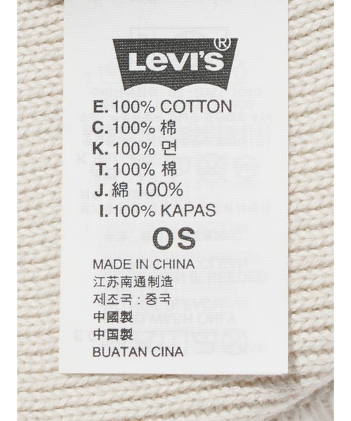 Levi's(リーバイス)の「Levi's/リーバイス BACKPATCH ビーニー ホワイト(ニットキャップ/ビーニー・レディース・ホワイト・OS)」の7枚目の写真