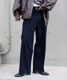COLONY 2139 | 2タックストレートデニムスラックス(デニムパンツ)