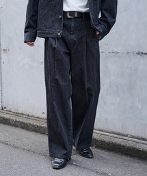COLONY 2139 | 2タックストレートデニムスラックス(デニムパンツ)