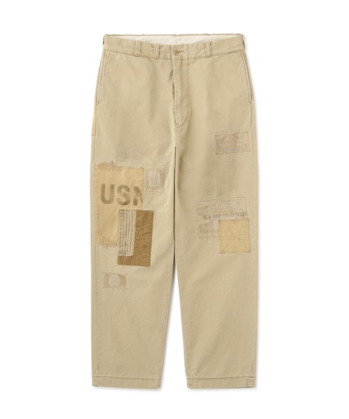 AVIREX(アヴィレックス)の「《RESTORE COLLECTION》ARMY CHINO PANTS "REPAIR CUSTOM" / アーミー チノパンツ リペアカスタム / AVIREX / アヴィレックス(チノパンツ・メンズ・オリーブ/カーキ・LARGE/MEDIUM/XX-LARGE/X-LARGE)」の1枚目の写真