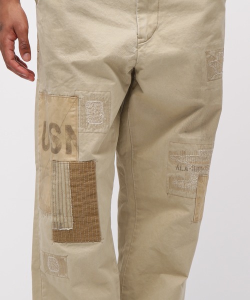AVIREX(アヴィレックス)の「《RESTORE COLLECTION》ARMY CHINO PANTS "REPAIR CUSTOM" / アーミー チノパンツ リペアカスタム / AVIREX / アヴィレックス(チノパンツ・メンズ・オリーブ/カーキ・LARGE/MEDIUM/XX-LARGE/X-LARGE)」の12枚目の写真