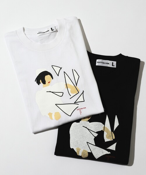 COTTON PAN/コットンパン 本能 フロントプリントTシャツ / CP25SS