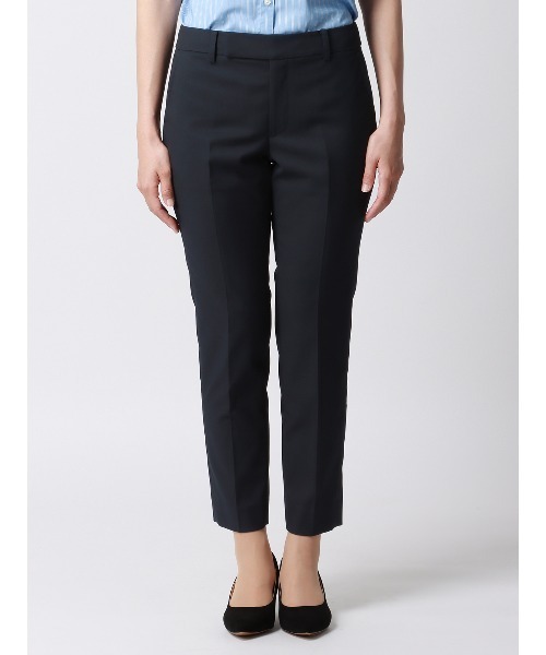 SUIT SQUARE（スーツスクエア）の「テーパードパンツ ウォッシャブル ギャバストレッチ 無地（スーツパンツ・レディース・グレー系/ネイビー系・38(9号)/40(11号)/42(13号)/44(15号)/34(5号)/36(7号)）」の11枚目の写真