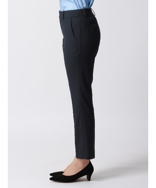 SUIT SQUARE（スーツスクエア）の「テーパードパンツ ウォッシャブル ギャバストレッチ 無地（スーツパンツ・レディース・グレー系/ネイビー系・38(9号)/40(11号)/42(13号)/44(15号)/34(5号)/36(7号)）」の12枚目の写真