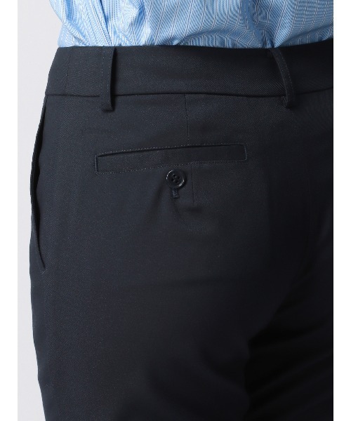 SUIT SQUARE（スーツスクエア）の「テーパードパンツ ウォッシャブル ギャバストレッチ 無地（スーツパンツ・レディース・グレー系/ネイビー系・38(9号)/40(11号)/42(13号)/44(15号)/34(5号)/36(7号)）」の15枚目の写真