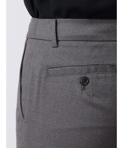 SUIT SQUARE（スーツスクエア）の「テーパードパンツ ウォッシャブル ギャバストレッチ 無地（スーツパンツ・レディース・グレー系/ネイビー系・38(9号)/40(11号)/42(13号)/44(15号)/34(5号)/36(7号)）」の7枚目の写真