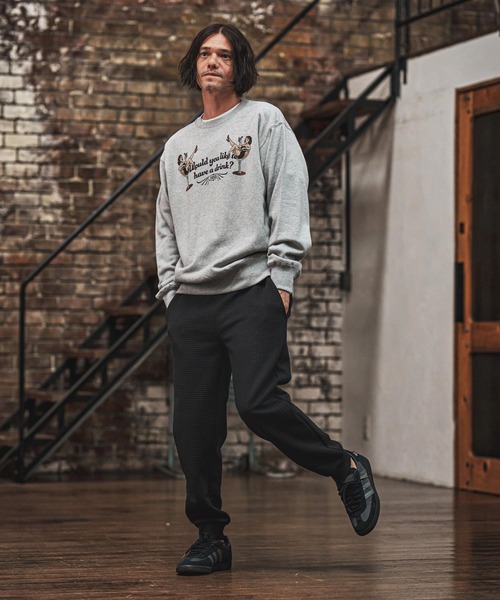 mp14019- ビッグワッフルスウェットパンツ(BP-BEA0061)（スウェット