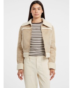 GUESS JEANS Faux Shearling Jacket