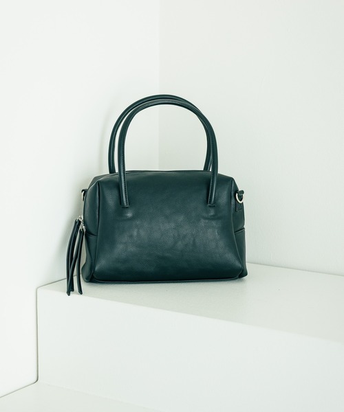 LAKOLE(ラコレ)の「バルーンボストンバッグ / 579310(ボストンバッグ・レディース・ライトグレー/ブラック/ブラウン・FREE)」の2枚目の写真