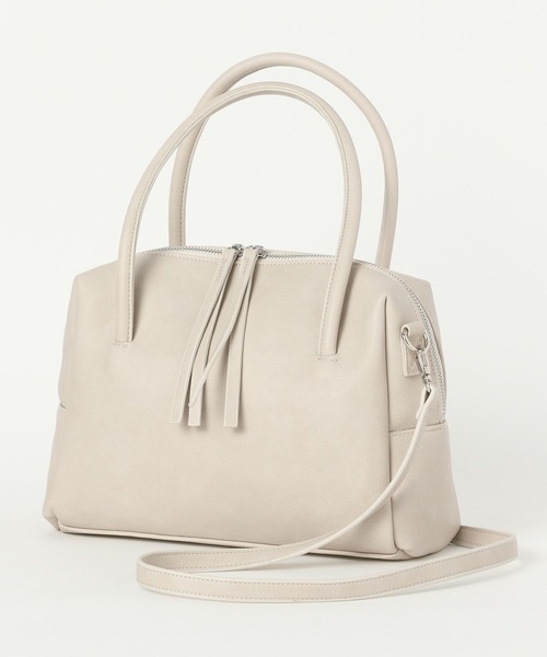 LAKOLE(ラコレ)の「バルーンボストンバッグ / 579310(ボストンバッグ・レディース・ライトグレー/ブラック/ブラウン・FREE)」の5枚目の写真